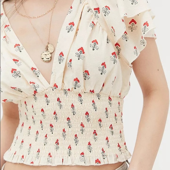 UO Smocked Top - Picture 6 of 7